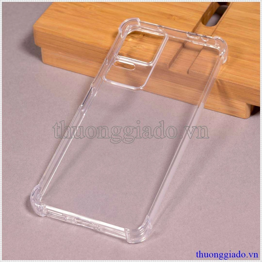 Ốp lưng dẻo Xiaomi Redmi K40S (Ốp lưng Silicone trong suốt tăng cường chống sốc 4 góc)